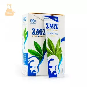ZAGZ - WRAPS DE CAÑAMO - SABOR BLAZIN BLUE